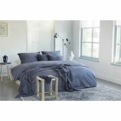 Walra - Dekbedovertrek Vintage Cotton - 200x220 Cm - Blauw 9 Walra - Dekbedovertrek Vintage Cotton - 200x220 Cm - Blauw -Cinderella Winkel 1000034105 0103