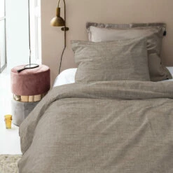 Cinderella Dekbedovertrek Lyn - Katoen - 140x200/220 Cm - Sand -Cinderella Winkel 1000034388 0101