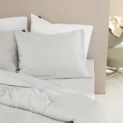 Damai Dekbedovertrek Organic Satijn Light Grey-Lits-jumeaux (260 X 200/220 Cm) 7 Damai Dekbedovertrek Organic Satijn Light Grey-Lits-jumeaux (260 X 200/220 Cm) -Cinderella Winkel 1000034446 0101