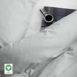 Damai Dekbedovertrek Organic Satijn Light Grey-Lits-jumeaux (260 X 200/220 Cm) 9 Damai Dekbedovertrek Organic Satijn Light Grey-Lits-jumeaux (260 X 200/220 Cm) -Cinderella Winkel 1000034446 0103