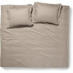 Dekbedovertrek Damai Linea Cement Satijn-200x200/220