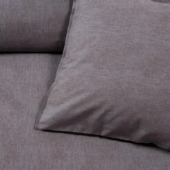 Damai Dekbedovertrek Mik - Katoen - 140x200/220 Cm - Anthracite 8 Damai Dekbedovertrek Mik - Katoen - 140x200/220 Cm - Anthracite -Cinderella Winkel 1000034501 0102