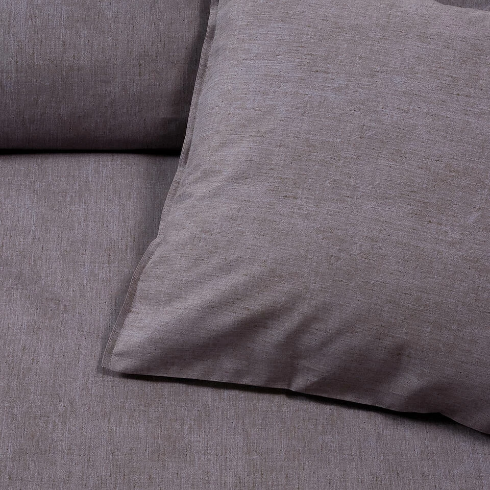 Damai Dekbedovertrek Mik - Katoen - 140x200/220 Cm - Anthracite 5 Damai Dekbedovertrek Mik - Katoen - 140x200/220 Cm - Anthracite - Afbeelding 3