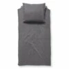 Damai Dekbedovertrek Mik - Katoen - 140x200/220 Cm - Anthracite 2 Damai Dekbedovertrek Mik - Katoen - 140x200/220 Cm - Anthracite -Cinderella Winkel 1000034501
