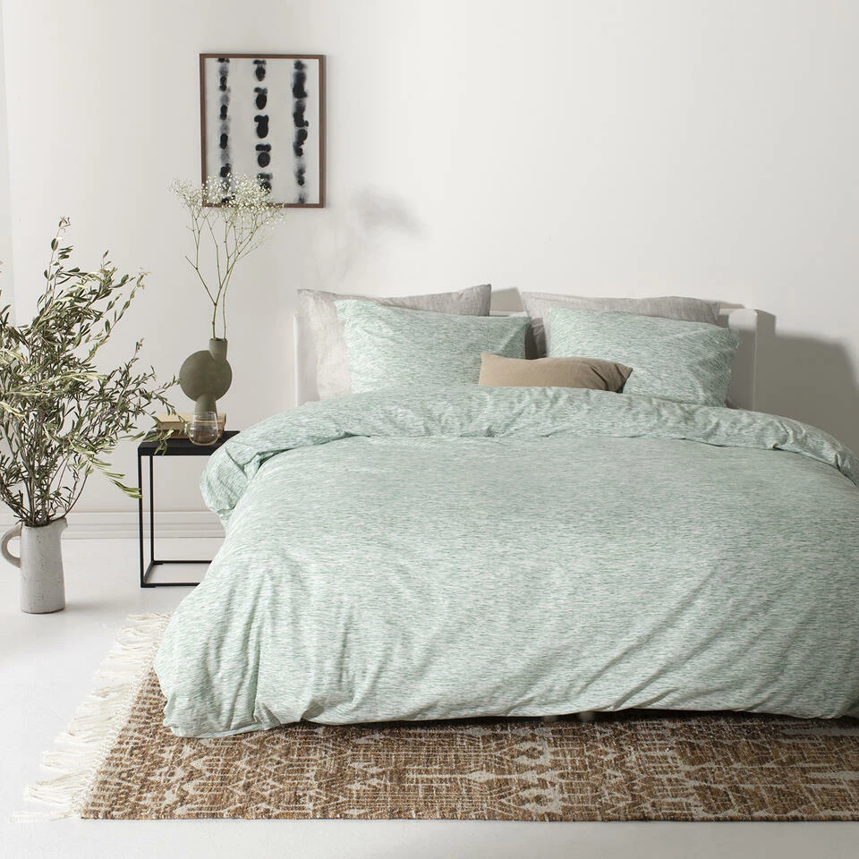 Cinderella Dekbedovertrek Tangle - Katoen - 240x200/220 Cm - Green 4 Cinderella Dekbedovertrek Tangle - Katoen - 240x200/220 Cm - Green - Afbeelding 2