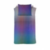 Damai Dekbedovertrek Rainbow - Satijn - 140x200/220 Cm - Violet -Cinderella Winkel 1000034832