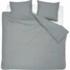 Damai Dekbedovertrek Organic Satijn Grey-Lits-jumeaux (260 X 200/220 Cm) -Cinderella Winkel 1000034878