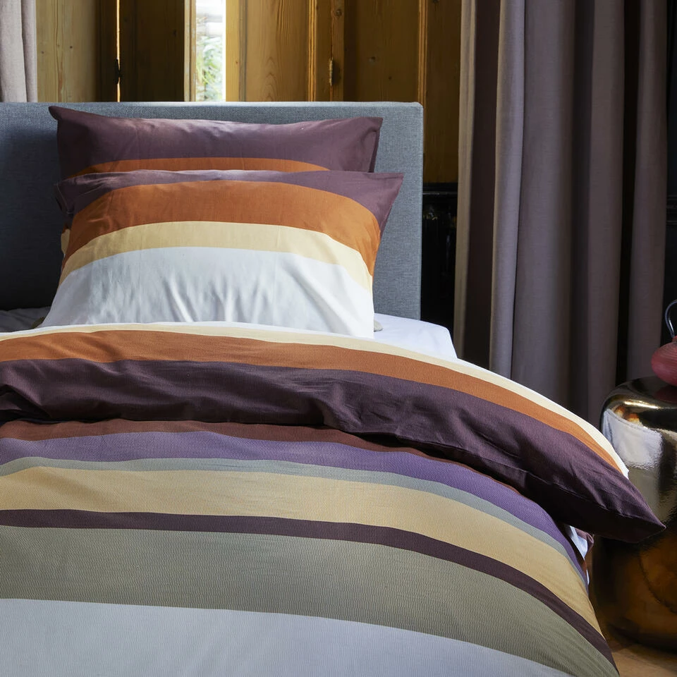 Damai Dekbedovertrek Casa - Katoen - 140x200/220 Cm Casa - Rust 4 Damai Dekbedovertrek Casa - Katoen - 140x200/220 Cm Casa - Rust - Afbeelding 2