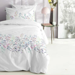 Cinderella Dekbedovertrek Isabella - Satijn - 140x200/220 Cm - White -Cinderella Winkel 1000035123 0101