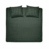 Damai Dekbedovertrek Flanel - 260 X 200/220cm - Groen Ruitmotief -Cinderella Winkel 1000035147