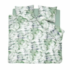 Cinderella Dekbedovertrek Levy - Satijn - 200x200/220 Cm - Green