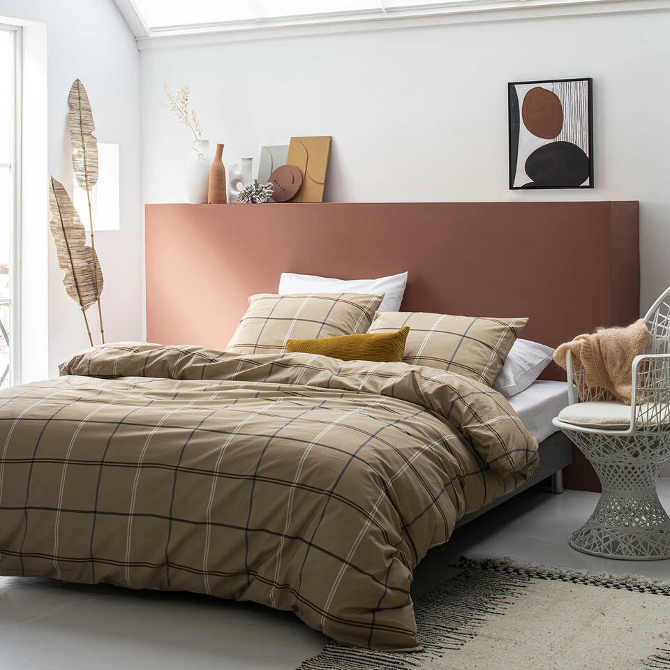 Cinderella Dekbedovertrek Rack - Katoen - 260x200/220 Cm - Camel 4 Cinderella Dekbedovertrek Rack - Katoen - 260x200/220 Cm - Camel - Afbeelding 2