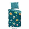 Good Morning Dekbedovertrek "Spacy" - Petrol - (120x150 Cm) -Cinderella Winkel 1000035737