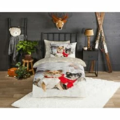 Good Morning Dekbedovertrek "Chihuahua" - Multi - (140x220 Cm) -Cinderella Winkel 1000035740 0101