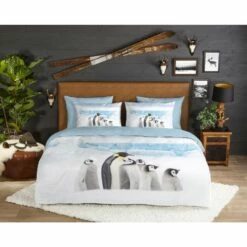 Good Morning Dekbedovertrek "Pinguin" - Wit - (240x220 Cm) 7 Good Morning Dekbedovertrek "Pinguin" - Wit - (240x220 Cm) -Cinderella Winkel 1000035742 0101