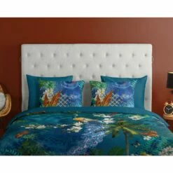Good Morning Dekbedovertrek "Samantha" - Petrol - (240x220 Cm) -Cinderella Winkel 1000035749 0110