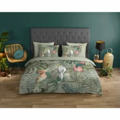 Good Morning Dekbedovertrek "Karel" - Groen - (200x220 Cm) 7 Good Morning Dekbedovertrek "Karel" - Groen - (200x220 Cm) -Cinderella Winkel 1000035774 0101