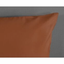 Good Morning Dekbedovertrek "Uni Terracotta" - Terra - (140x220 Cm) -Cinderella Winkel 1000035787 0111