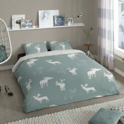 Good Morning Dekbedovertrek "Sere" - Groen - (240x220 Cm) -Cinderella Winkel 1000035826 0101