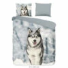 Good Morning Dekbedovertrek "Husky" - Grijs - (140x220 Cm) -Cinderella Winkel 1000035851