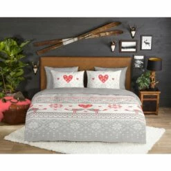 Good Morning Dekbedovertrek "Flow" - Grijs - (140x220 Cm) 7 Good Morning Dekbedovertrek "Flow" - Grijs - (140x220 Cm) -Cinderella Winkel 1000035859 0101