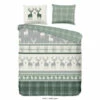Good Morning Dekbedovertrek "Bjirk" - Groen - (200x220 Cm) 1 Good Morning Dekbedovertrek "Bjirk" - Groen - (200x220 Cm) -Cinderella Winkel 1000035962