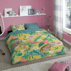 Good Morning Dekbedovertrek "Meet" - Oker - (200x220 Cm) 8 Good Morning Dekbedovertrek "Meet" - Oker - (200x220 Cm) -Cinderella Winkel 1000035996 0102