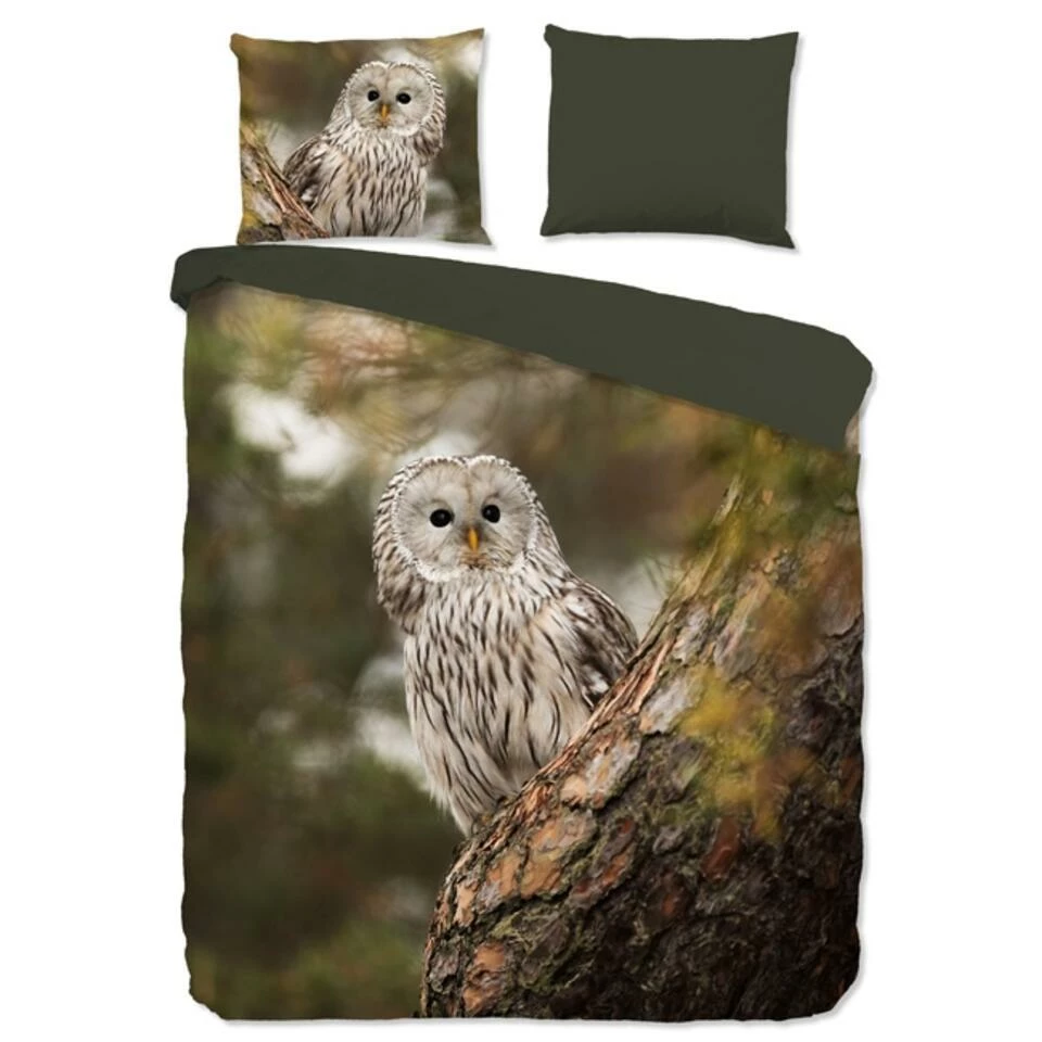 Good Morning Dekbedovertrek "Johan" - Groen - (200x220 Cm) 3 Good Morning Dekbedovertrek "Johan" - Groen - (200x220 Cm)