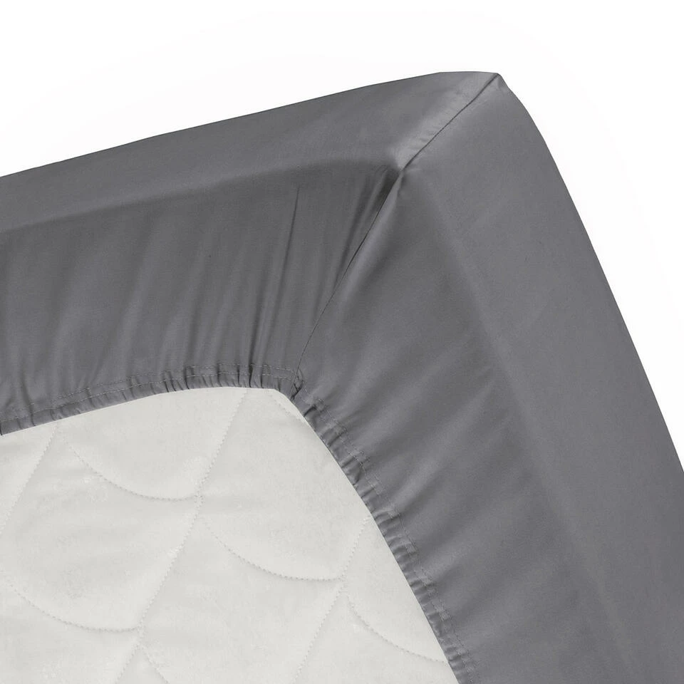 Cinderella - Hoeslaken (tot 25 Cm) - Jersey - 140x210/220 - Anthracite 4 Cinderella - Hoeslaken (tot 25 Cm) - Jersey - 140x210/220 - Anthracite - Afbeelding 2