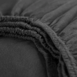 Cinderella Hoeslaken - Tot 25cm Matrasdikte - Jersey - 80/90x200 Cm - Antraciet -Cinderella Winkel 1000036531 0102