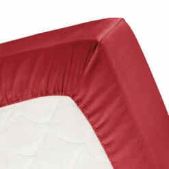 Cinderella Hoeslaken - Tot 25cm Matrasdikte - Jersey - 160x200 Cm - Rood -Cinderella Winkel 1000036653 0101