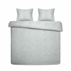 Damai Dekbedovertrek Ebba - Biologisch Katoen - 200x200/220 Cm - Grey
