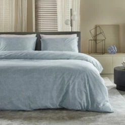 Damai Dekbedovertrek Ebba - Biologisch Katoen - 260x200/220 Cm - Soft Blue 8 Damai Dekbedovertrek Ebba - Biologisch Katoen - 260x200/220 Cm - Soft Blue -Cinderella Winkel 1000038146 0102