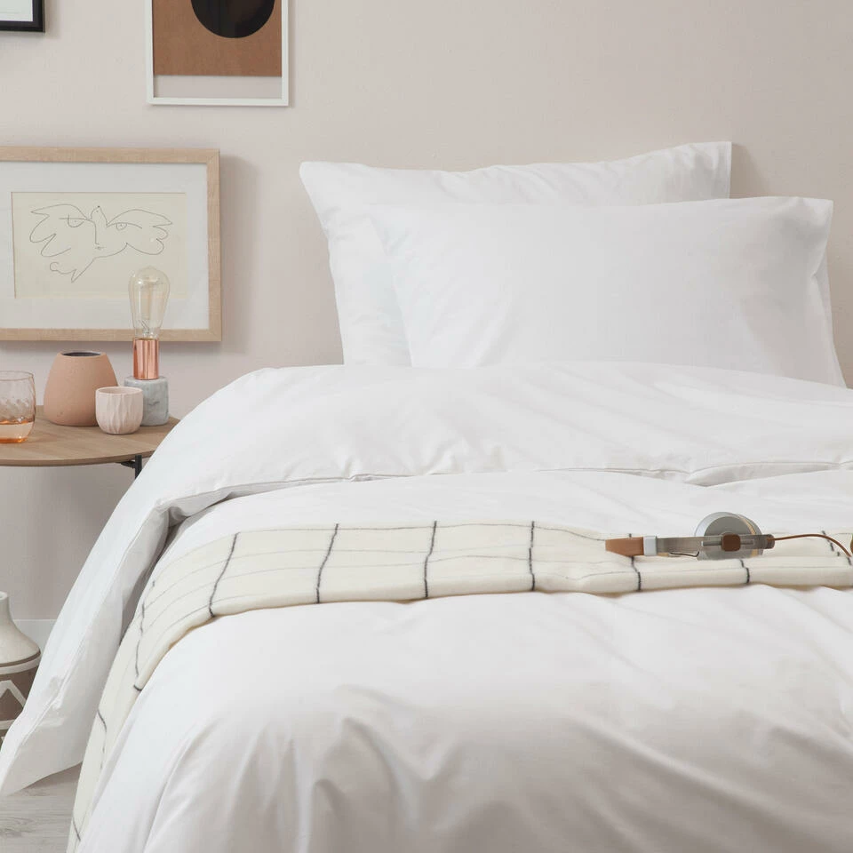 Cinderella Dekbedovertrek Friday - Polykatoen - 140x200/220 Cm - White 4 Cinderella Dekbedovertrek Friday - Polykatoen - 140x200/220 Cm - White - Afbeelding 2