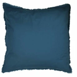 Matt & Rose Set Kussenslopen Blauw - 65 X 65 Cm - Gewassen Katoen