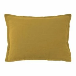 Matt & Rose Set Kussenslopen Saffraan - 50 X 70 Cm - 100% Linnen