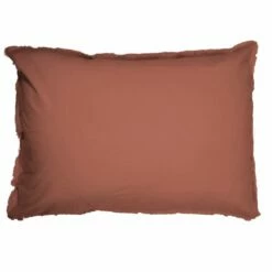 Matt & Rose Set Kussenslopen Terracotta - 50 X 70 Cm - Gewassen Katoen