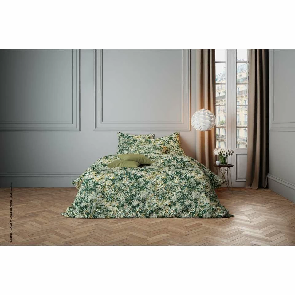 Mistral Home Dekbedovertrek 100% Katoen Satijn Elderflower 140x200 Cm 4 Mistral Home Dekbedovertrek 100% Katoen Satijn Elderflower 140x200 Cm - Afbeelding 2