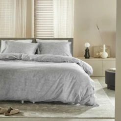 Damai Dekbedovertrek Ebba - Biologisch Katoen - 260x200/220 Cm - Grey -Cinderella Winkel 1000041527 0102