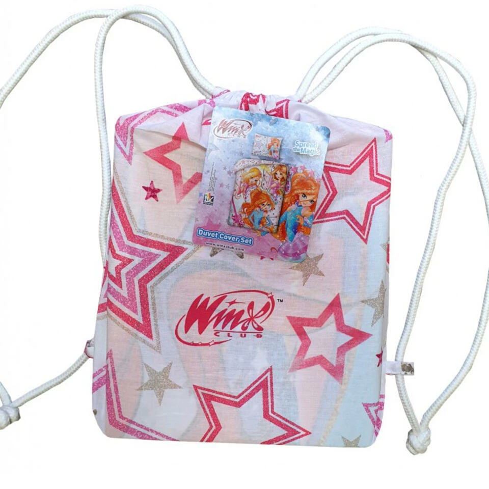 Winx Club Dekbedovertrek Bloom- Eenpersoons - 140 X 200 Cm - Katoen 6 Winx Club Dekbedovertrek Bloom- Eenpersoons - 140 X 200 Cm - Katoen - Afbeelding 4