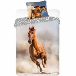 Animal Pictures Dekbedovertrek Galopperend Paard - 140 X 200 Cm - Katoen