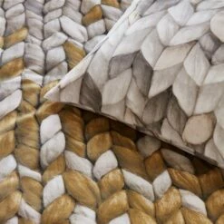 Ariadne At Home Dekbedovertrek Warmly Oker-260x200/220 -Cinderella Winkel 1000045148 0103