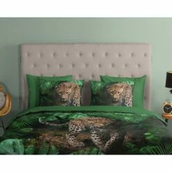 Good Morning Dekbedovertrek "Youri" - Groen - (240x220 Cm) 9 Good Morning Dekbedovertrek "Youri" - Groen - (240x220 Cm) -Cinderella Winkel 1000045503 0111