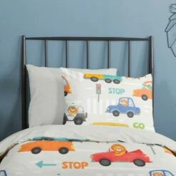 Good Morning Dekbedovertrek "Trafic" - Multi - (140x220 Cm) -Cinderella Winkel 1000045508 0102