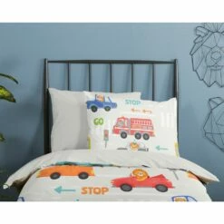 Good Morning Dekbedovertrek "Trafic" - Multi - (140x220 Cm) -Cinderella Winkel 1000045508 0110