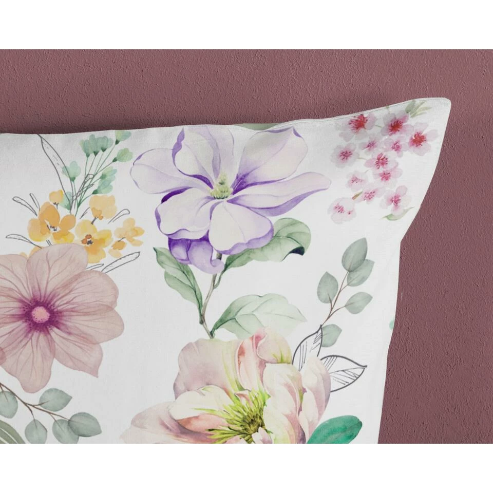 Good Morning Dekbedovertrek "Madelief" - Bordeaux - (240x220 Cm) 6 Good Morning Dekbedovertrek "Madelief" - Bordeaux - (240x220 Cm) - Afbeelding 4