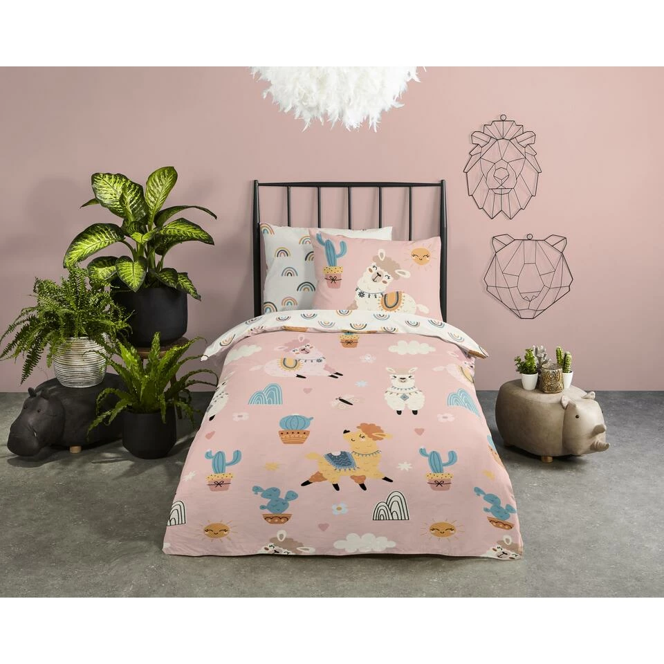 Good Morning Dekbedovertrek "Lalala" - Multi - (140x220 Cm) 4 Good Morning Dekbedovertrek "Lalala" - Multi - (140x220 Cm) - Afbeelding 2