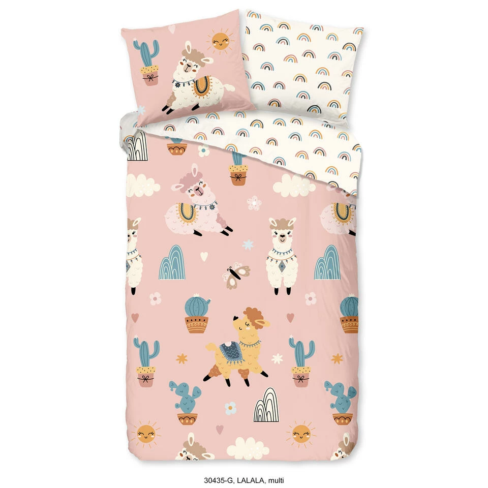 Good Morning Dekbedovertrek "Lalala" - Multi - (140x220 Cm) 3 Good Morning Dekbedovertrek "Lalala" - Multi - (140x220 Cm)