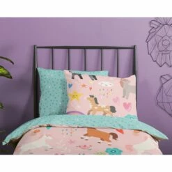 Good Morning Dekbedovertrek "Horses" - Multi - (120x150 Cm) -Cinderella Winkel 1000045568 0110