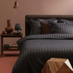 Damai Dekbedovertrek Katoen-satijn - 260x260/220cm - Grijs -Cinderella Winkel 1000051413 0103